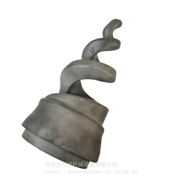 吸收塔脱硫碳化硅超大通径螺旋实心锥喷嘴4英寸缠绕连接
