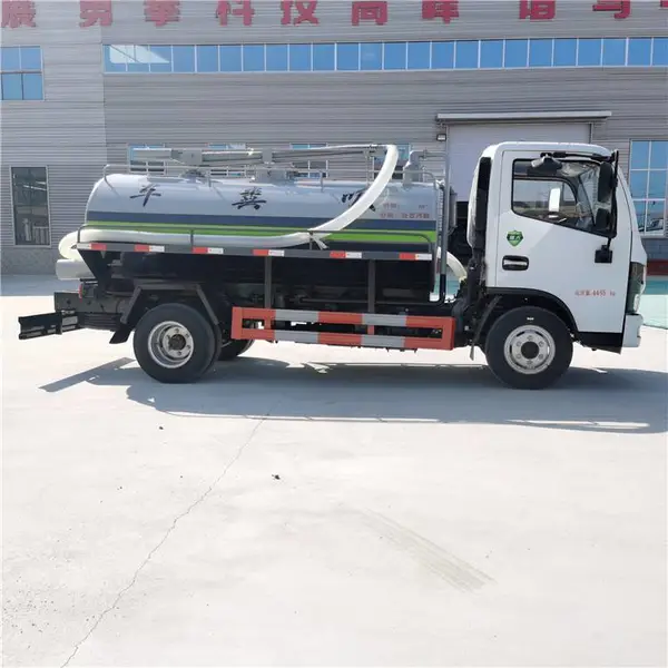 小型六轮吸粪车 上牌化粪池抽粪车 国六115马力吸污车