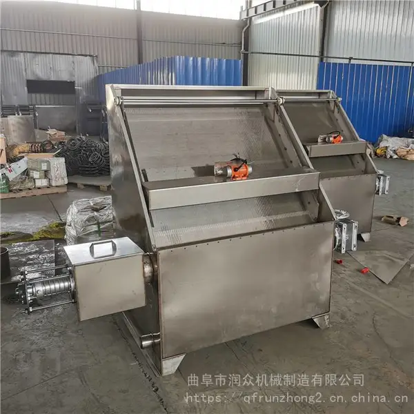 滚筒微滤式干湿分离机养殖粪便脱水机全自动不锈钢固液分离机
