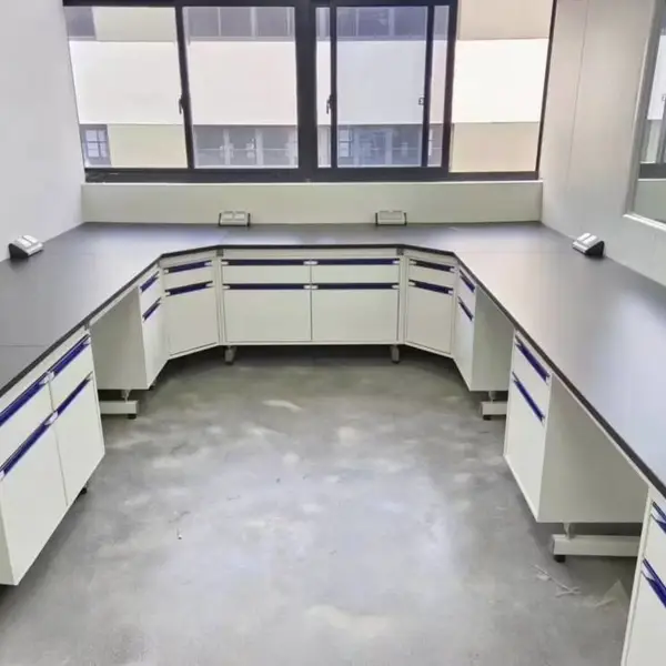 实验室家具定制方案 潍坊实验台工厂直销 化工检测实验室全钢实验台
