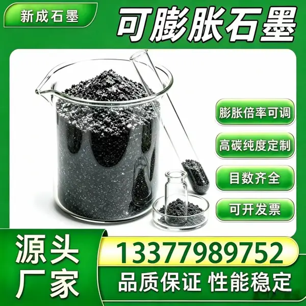 源头工厂50 目高纯可膨胀石墨 低氯 化工高温密封石墨支持特殊要求定制