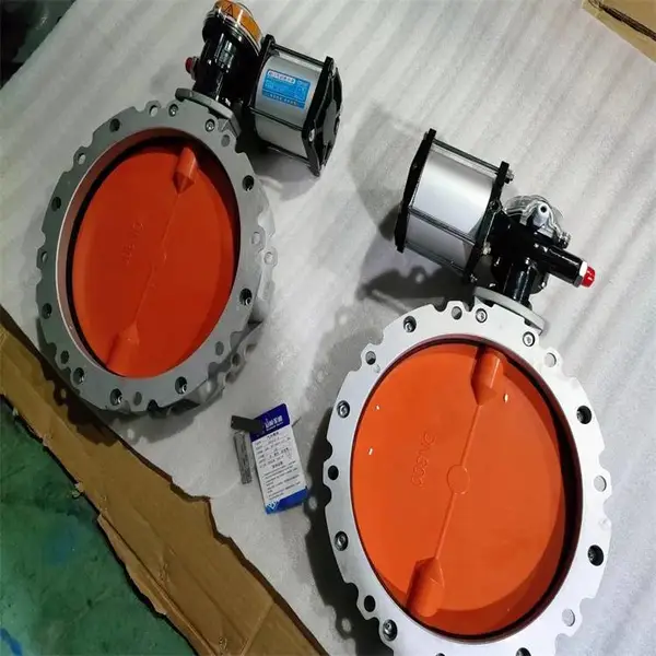 V2FS DN250 煤灰矿粉蝶阀、双法兰蝴蝶阀 南昌市阀门经销商