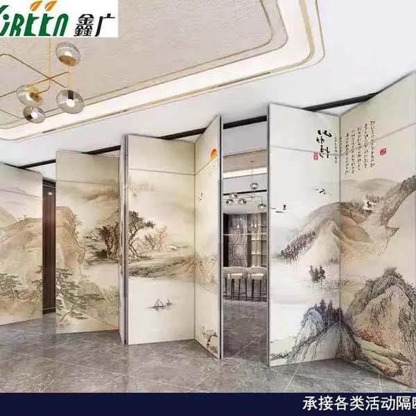 鑫广品牌办公室防潮板材活动隔断屏风定制款
