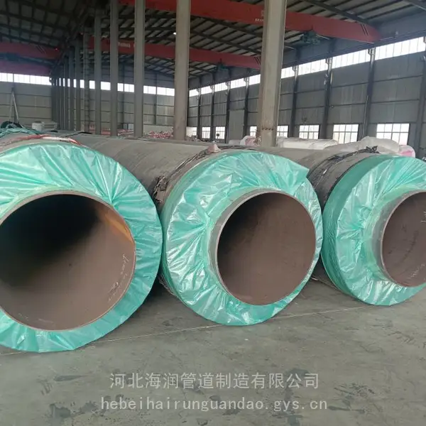 长丝纤维毯高效隔热内衬钢套钢直埋蒸汽保温钢管厂家
