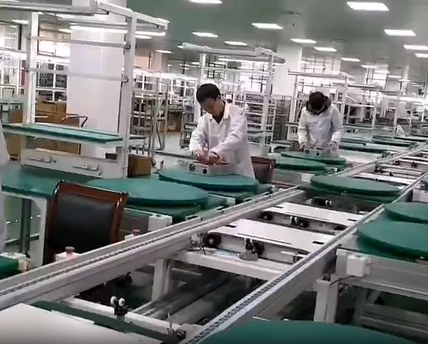 源头工厂为和智能装备仪器仪表倍速链流水线