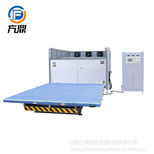 夹胶玻璃设备,弯钢夹胶拱高1米的夹胶一次成型