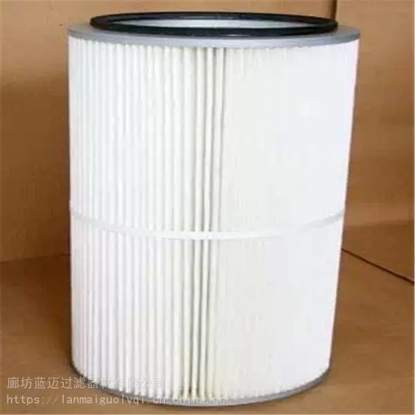 涂装喷涂木浆纤维纸质除尘滤筒35120滤芯蓝迈过滤器