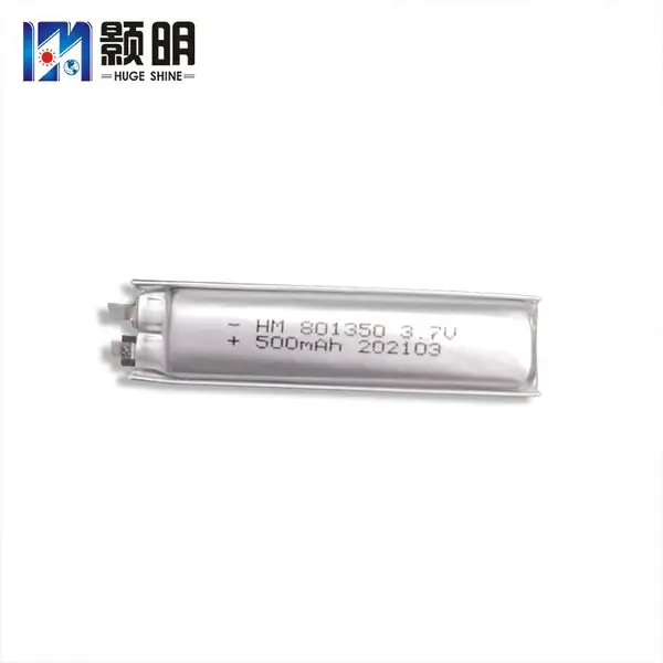 801350锂电池 3.7V500mAh 电动牙刷 美容棒 自拍杆 橱柜灯 自行车尾灯电池