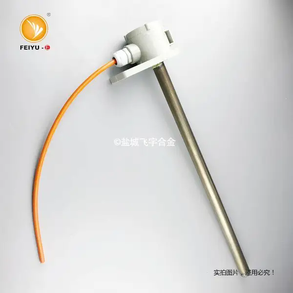 飞宇电热耐腐蚀钛单头加热管 酸碱溶液加热电热管