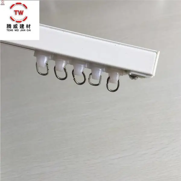 医院用病房输液轨道 铝合金输液吊杆轨道 隔帘轨道腾威厂家