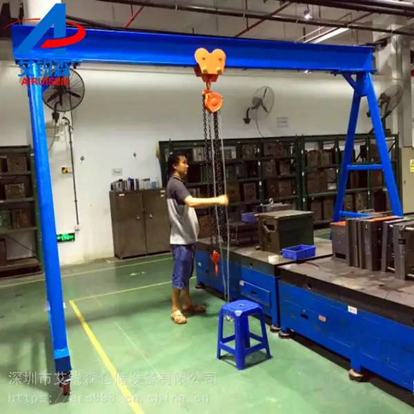 福建车间移动龙门吊架 安徽简易拆装龙门吊架 江苏起重葫芦吊架