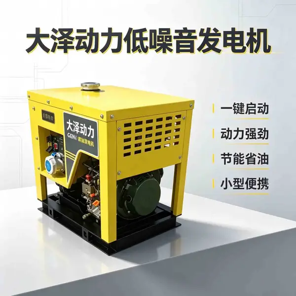 三相四线大泽动力3KW开架式柴油发电机型号齐全