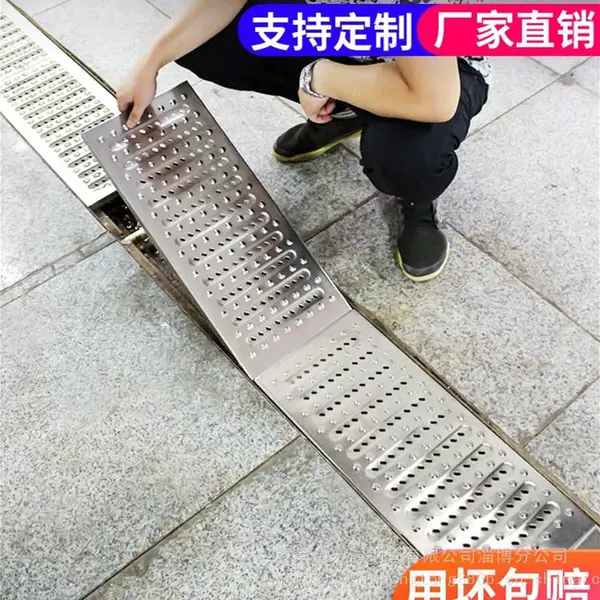 厨房不锈钢成品排水沟配套地沟盖板户外雨水篦子