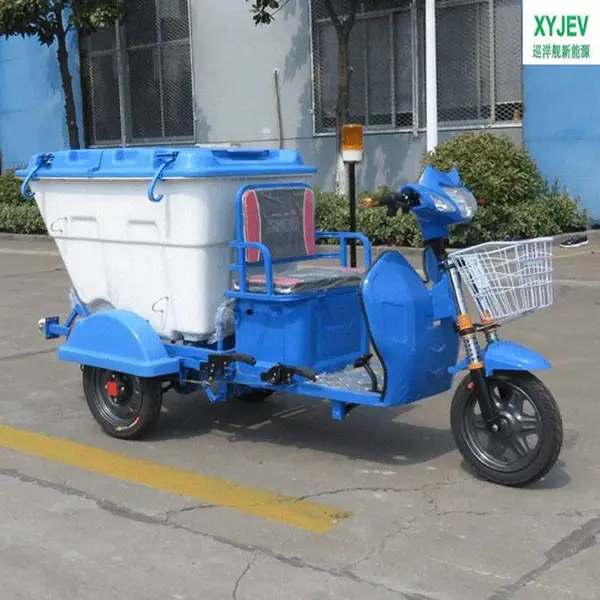 户外快速小区街道公园保洁车 市政物业400L环卫手推垃圾车
