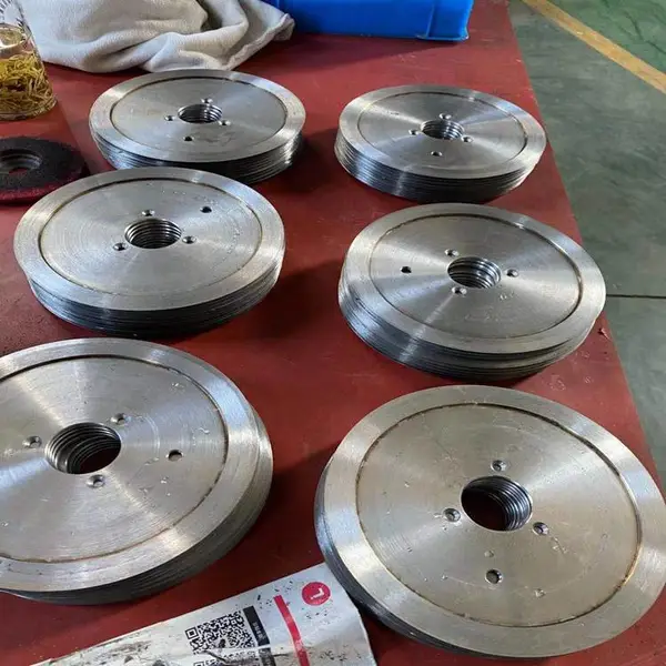 360全自动牛羊肉切片机刀片 羊肉卷分切圆刀片不锈钢材料