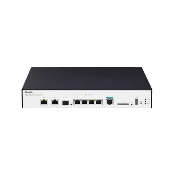 锐捷RG-RSR10-X-07L 7口千兆多业务企业级接入路由器