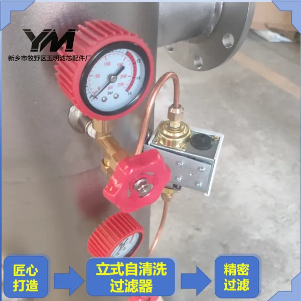 管道前置全自动自清过滤器 雨水回收系统净化工况 玉明过滤成熟落地案例