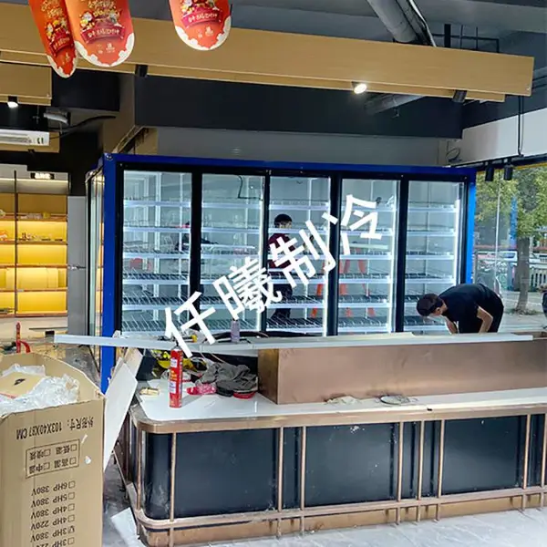 进口酒水饮料展示冷柜食品保鲜冷库可自动补货