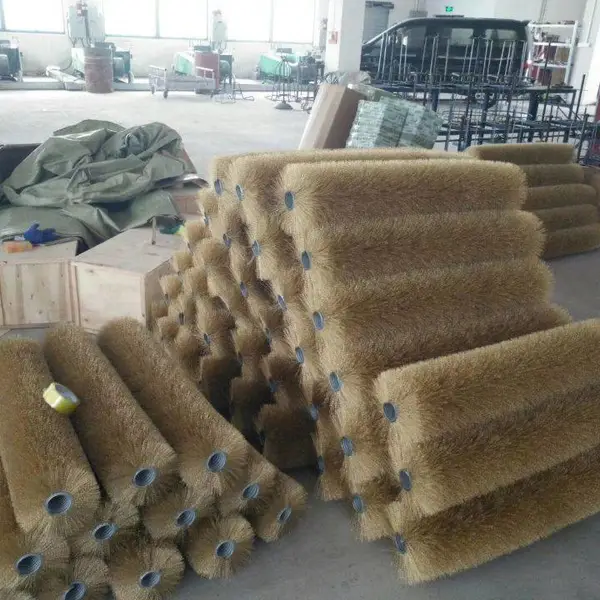 山西古交市供应定做工业 铜丝毛刷辊 小毛刷轮 不锈钢丝滚筒刷 毛刷辊