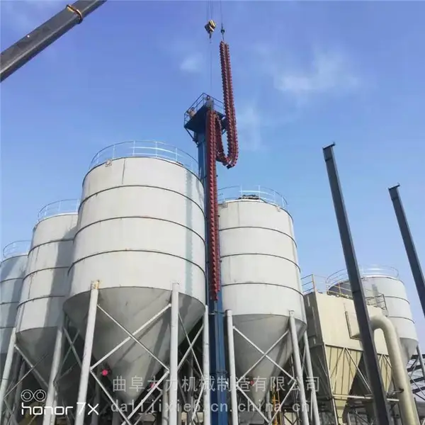 大力机械 大料仓流入式斗式喂料器 粮食饲料大批量装仓斗式提升机