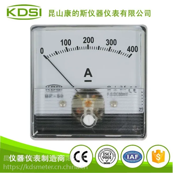 康的斯/KDSI指针式直流电流表 BP-60NDC75mV 400A 耐震动电流表 可定制