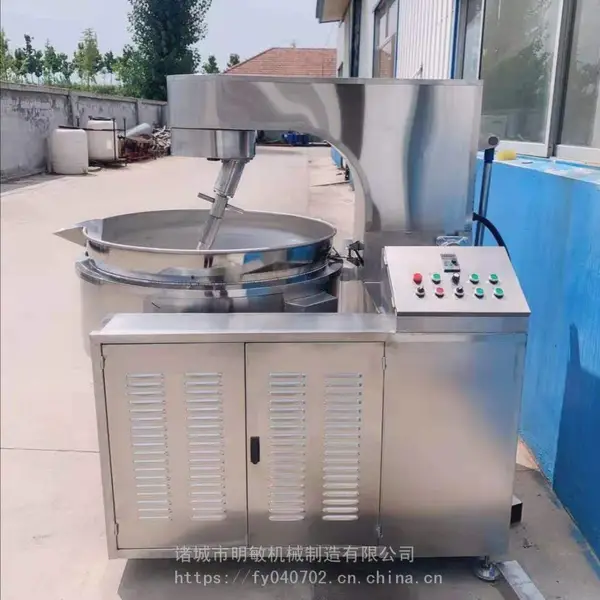 馅料炒料机 全自动行星搅拌炒锅 鸡蛋炒锅 明敏电加热炒锅
