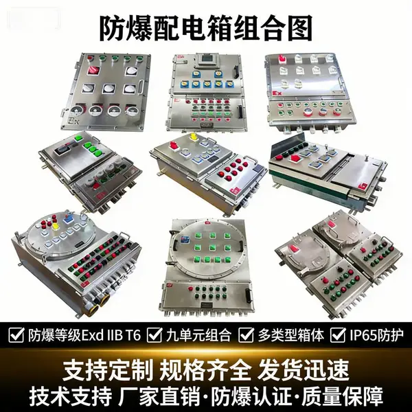 防爆照明动力配电箱 仪表电源控制箱 铸铝接线端子分线盒过线盒