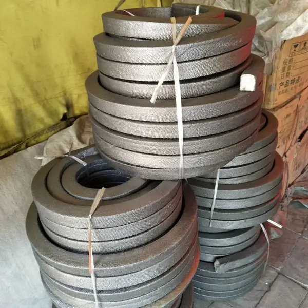 石棉钢丝布卷盘根 耐磨耐高温泵阀机械密封填料 高压石墨橡胶盘根