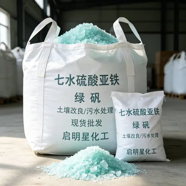 绿矾七水亚铁 污水处理絮凝脱色 园艺肥料亚铁 皮革清洗