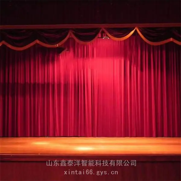 演出舞台背景幕布定做 电动 手动阻燃幕布 意大利绒荷兰绒材质