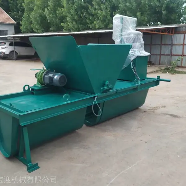 高密宝迎水渠机 水泥制品U型槽成型机 现浇式水渠成型机