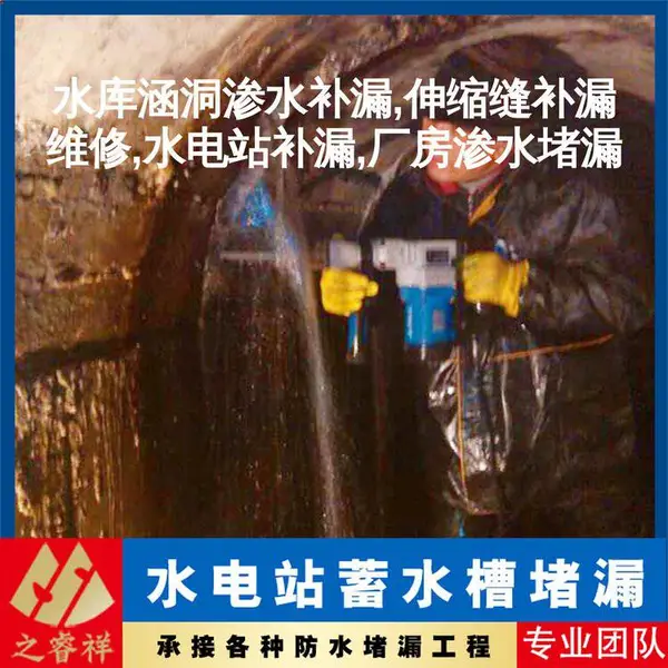 自来水厂伸缩缝堵漏-污水池止水带漏水补漏方法