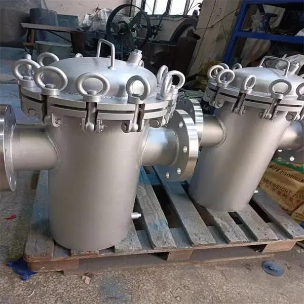 SBL14-16C 提篮式除污器管线设备系统铸钢直通式高低篮式过滤器