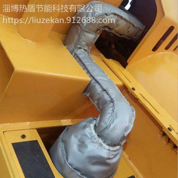 康明斯 福田 卡特 排气管隔热套 隔热棉 防火棉 防火衣 防火罩 RD 淄博 热盾 厂家定制 配套