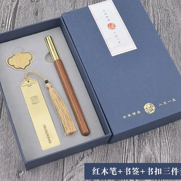 企业定制 商务礼品套装 古铜味三件套 商务套装 可定制logo