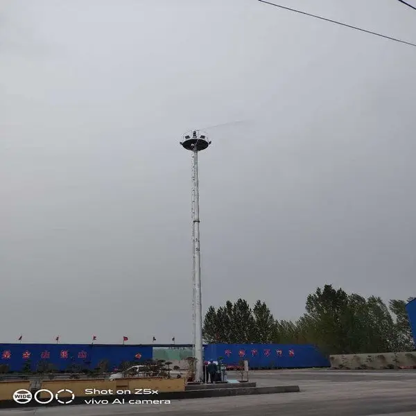 南阳料棚喷雾降尘设备,旋转式高压高空喷雾器施工