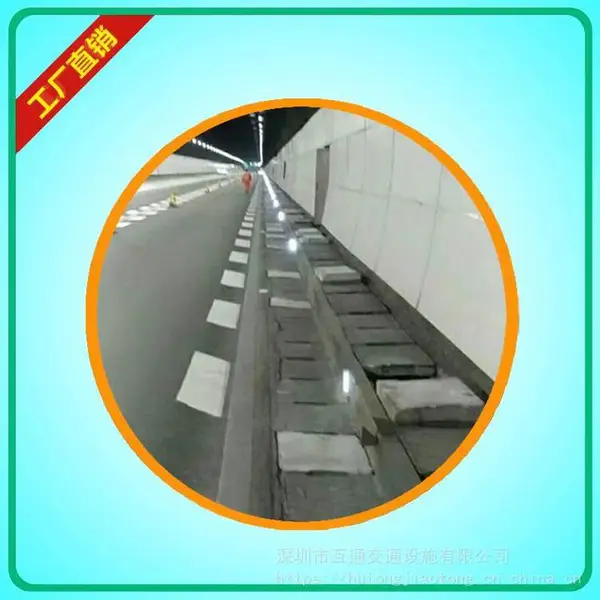 隧道有源道钉 led闪烁灯 隧洞内黄白突起路标安装