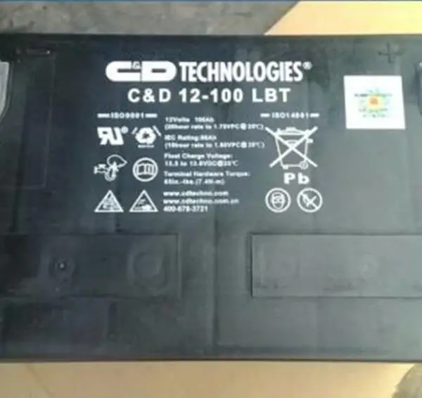 西恩迪C&D12-9LBT阀控式铅酸UPS电源内置蓄电池配12V9AH