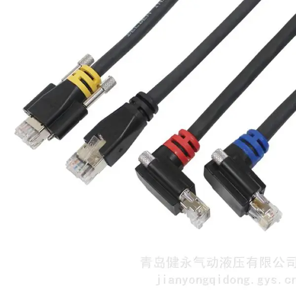 SAMWON?ACT IONET Cat6A 工业 RJ45 万兆网线 SEN6A?SS?A?1M/L?BK