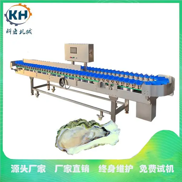 牡蛎生蚝自动重量分选机 黄花鱼称重分级机 海参鲍鱼分拣机