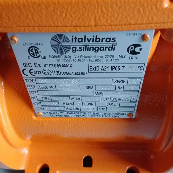 �����Italvibras G. Silingardi��Ƶ�����VM 15/3810-S02��ɽʹ��