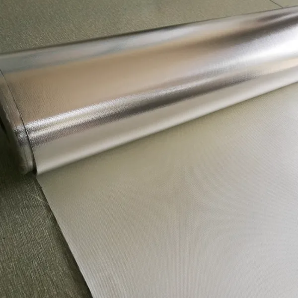 天第包装反辐射铝箔玻纤布 防水隔潮铝箔反射层 船舶保温隔热铝箔布