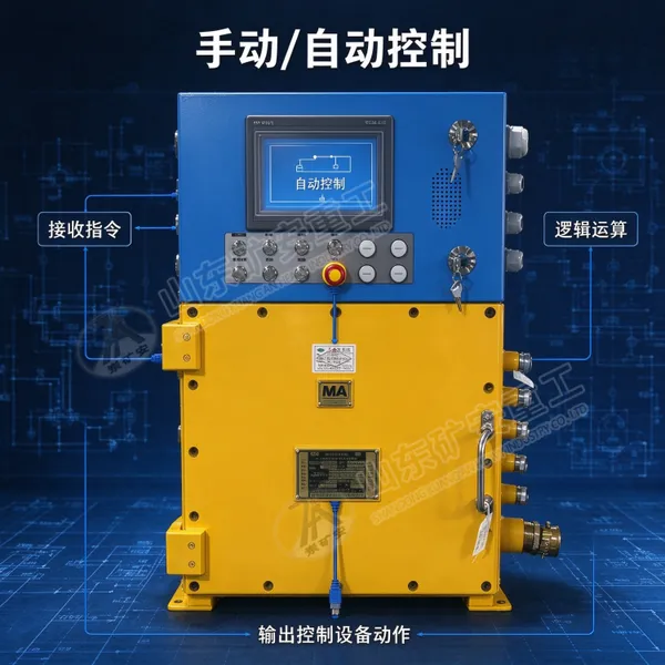 KXJ127(A)矿用隔爆兼本安型PLC控制器带网口带10寸触摸屏