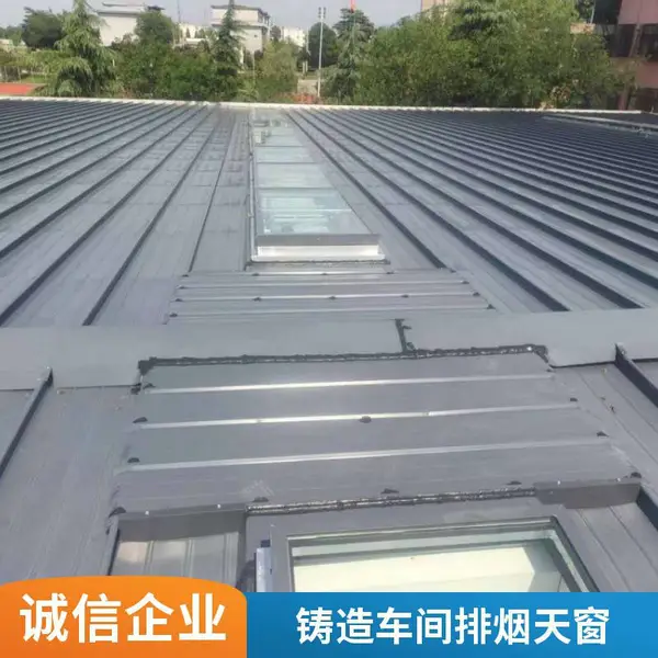 车间用消防排烟天窗 电动开窗通风 排烟采光 钢结构厂房施工