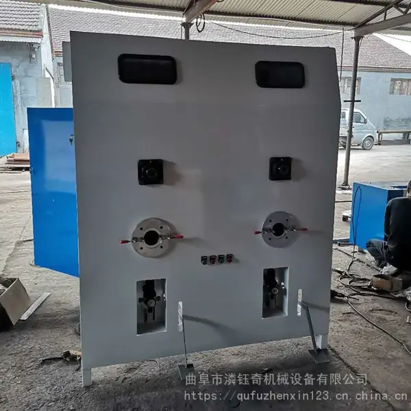 皮棉公仔棉开松机 玩偶布娃娃充棉机 双头毛绒玩具填充机