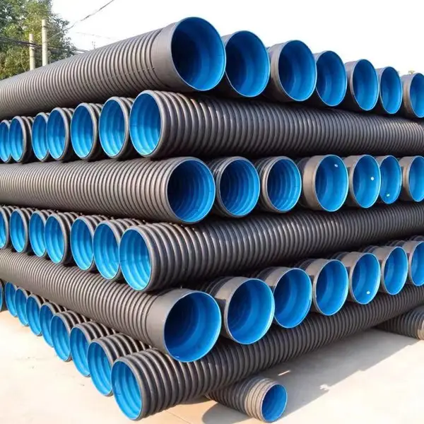 HDPE˫�ִ���ǿ�������ƹ�DN200-DN1200 ������ˮ���۹� �͸�ʴ��ѹ