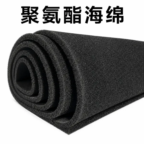 汉道 高密度聚氨酯海绵 黑色透气多孔 支持定制