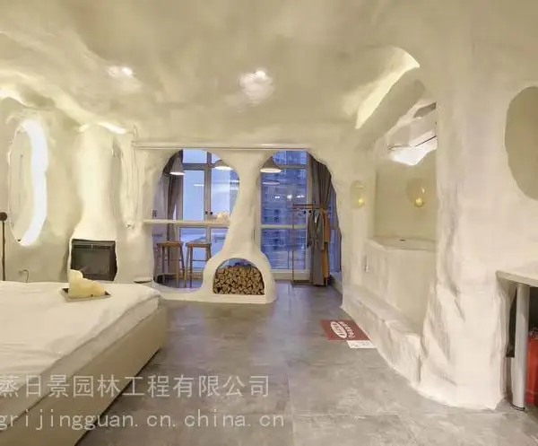 沈阳假山制作,网红洞穴房山洞溶洞仿石墙面仿生石水泥直塑石景观网红打卡施工