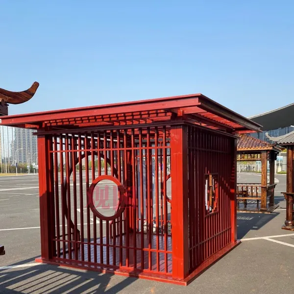 新中式凉亭制作源头厂家 湖北仿古木质凉亭定制 新中式观园嘉园艺品 浙江湖州