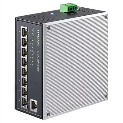 TP-LINK TL-SF1009P工业级 9口百兆PoE交换机宽电压 供电120W导轨